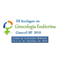 Logo  III Curso de Reciclaje en Ginecología Endocrina - FMUSP
