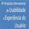 Logo 4º Simpósio Internacional de Usabilidade e Experiência do Usuário