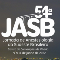 Logo 54ª JASB - Jornada de Anestesiologia do Sudeste Brasileiro