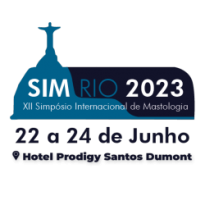 Logo SIM RIO 2023 - Simpósio Internacional de Mastologia