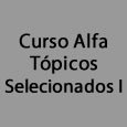 Logo CURSO ALFA – TOPICOS SELECIONADOS I