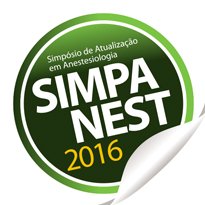 Logo Simpósio em Atualização da Anestesiologia  SIMPANEST 2016