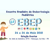 Logo  6º Encuentro Brasileño Endocrinología Pediatrica - EBEP 2018