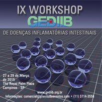 Logo IX Workshop GEDIIB De Doenças Inflamatórias Intestinais