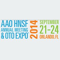 Logo American Academy of Otolaryngology  AAO HNSF Annual Meeting