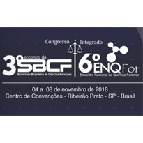 Logo 6º Encontro Nacional de Química Forense - ENQFOR 2018